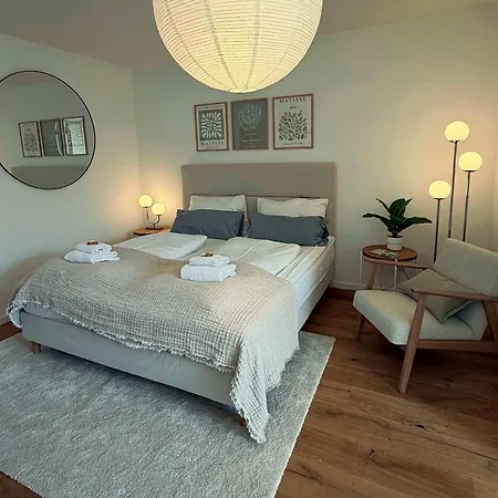 Modernes City-apartment Parkplatz & Self Check-in Apartment Augsburg